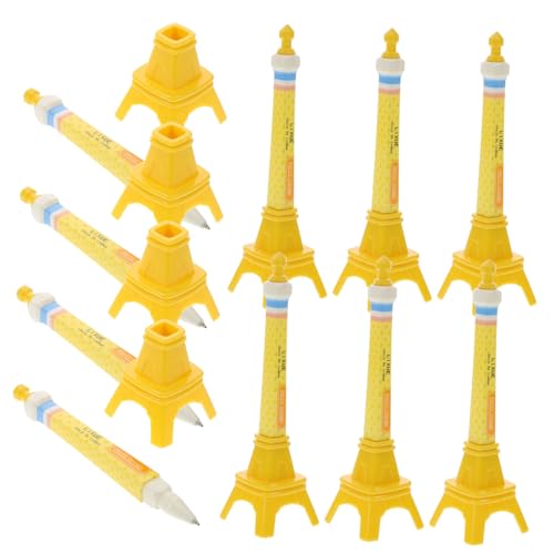 UPKOCH 10St Tower-Kugelschreiber mini kugelschreiber kawaii kugelschreiber Schulbedarf Kugelschreiber Cartoon Stifte für Londoner Stifte Niedliche Cartoon-Stifte Plastik von UPKOCH