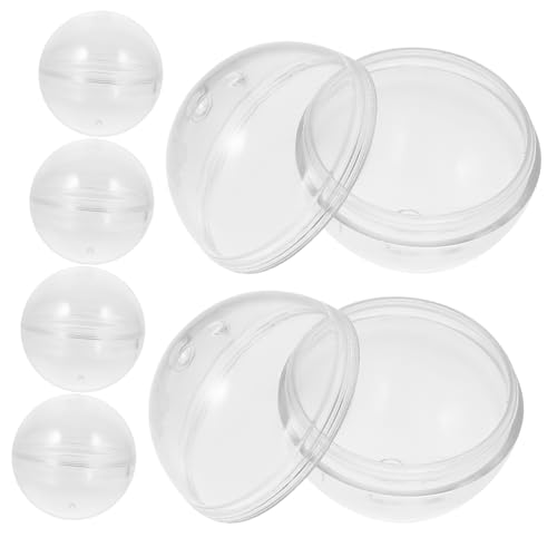 UPKOCH 10st Gacha-schale Mit Kaugummiautomaten Befüllbare Bälle Packball Befüllbare Kapselbällchen Multifunktionaler Leerer Ball Partygeschenke, Goodie-bags-stuffer Transparent Plastik von UPKOCH