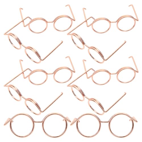 UPKOCH 12St Puppenbrille Puppen Kleidung Puppen Klamotten Umrandete Puppensonnenbrille Puppe verkleiden Sich Brillen schnapsgläser Puppe Verkleidet Brille Puppengläser zur Dekoration von UPKOCH