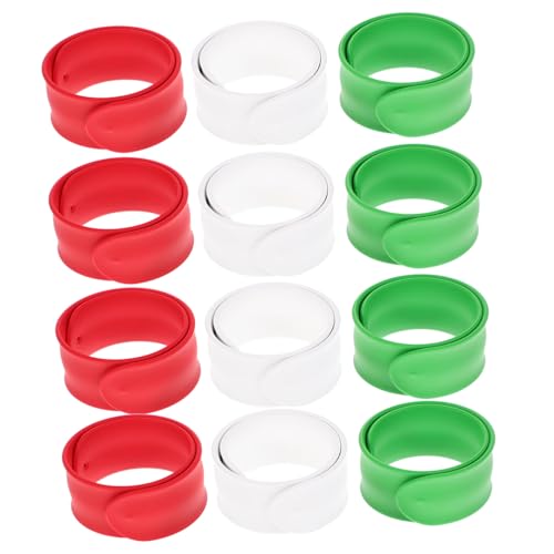 UPKOCH 12st Pop-ring-armband Schlagband Plüsch Süße Slap-armbänder Urlaubsklatscharmbänder Kawaii-slap- Armband Spielzeug Lustige Kinderspielzeuge Handgelenk Kreis Armband Kieselgel von UPKOCH