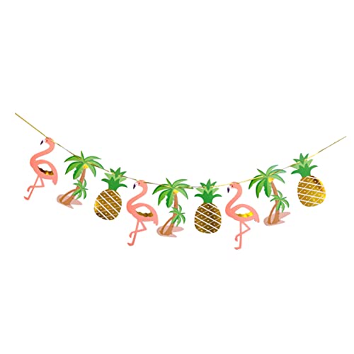 UPKOCH 13St bedruckte Luftballons hawaii party dekoration party accessoires perrücke pink hawaiianische dekorationen Flamingo-Ballon-Kit Partyballons Ballon-Party-Dekoration Rosa von UPKOCH