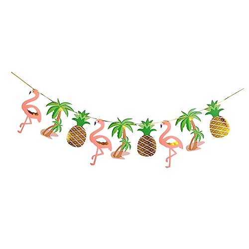 UPKOCH 13st Partyballons Hawaii-ornament Tropische Ballons Flamingo-girlande Hawaiianische Dekorationen Flamingo-ballon-kit Girlande Aus Tropischen Luftballons Bedruckte Luftballons Weiß von UPKOCH