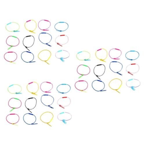 UPKOCH 150 Stk Armband Spielzeug Bulk-Spielzeug für Kinder Kinderdecke friendship plastiktisch colours Freundschaftsarmband mit Reißverschluss Armband für die Party Persönlichkeit Schmuck von UPKOCH