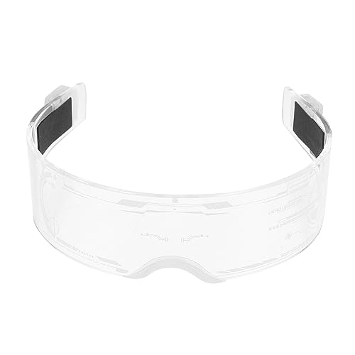 UPKOCH 1stk Leuchtende Gläser Led-sonnenbrille Gläser Zum Leuchten Bringen Weihnachtsbrillen Brillen Led-brille 2022 Beleuchtete 2022 Brille Frohes Neues Jahr Beleuchtete Brille Acryl von UPKOCH