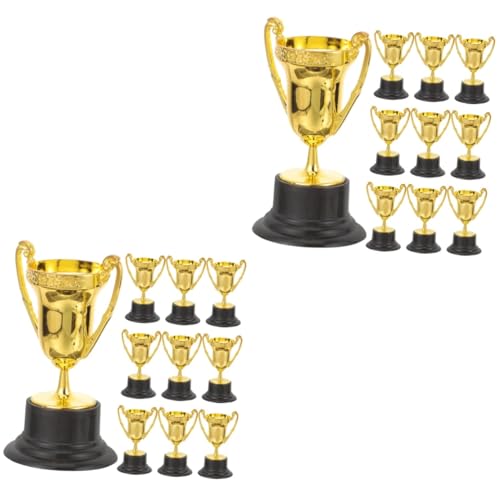 UPKOCH 20 Stk Trophäe Fußballpokal für Kinder Mini- Spielzeuge belohnung kinder toys für kinder Kinderspielzeug Kinderpreise Siegerpokal als Plastik Golden von UPKOCH