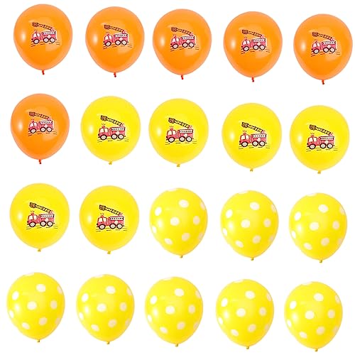 UPKOCH 20 Stück 12 Zubehör für Partydekoration Punktballons Autos Ballons Gefälligkeiten für Geburtstagsfeiern wand polsterung deckenverkleidung Latexballons Bausatz für Partyballons von UPKOCH