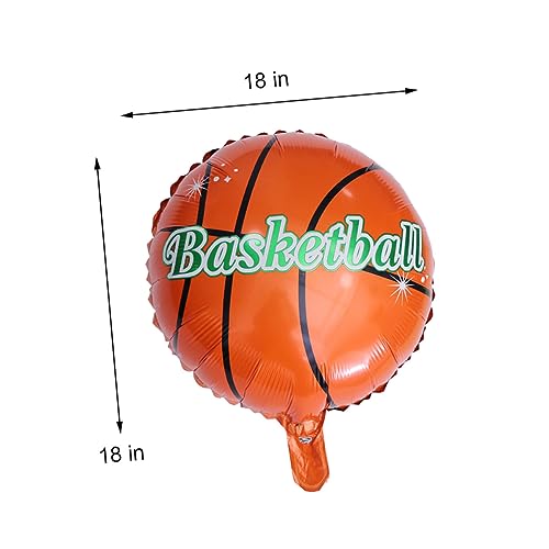 UPKOCH 20 Stück 18 Partyballons party ballons dekorative Luftballons Basketball-Dekoration befüllbare Glühbirne Luftballons für Themenpartys Folienballons Basketball-Ballons Sportballons von UPKOCH