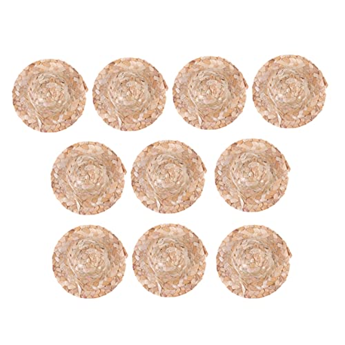 UPKOCH 20 Stück Handgefertigte Mini Strohhüte Handgewebte Puppenhüte für DIY Basteln Dekoration und Party Strapazierfähige Sichere Puppenaccessoires aus Naturstroh UPKOCH 20 Stück Handgefertigte Mini Strohhüte Handgewebte Puppenhüte für DIY Basteln Dekoration und Party Strapazierfähige Sichere Puppenaccessoires aus Naturstroh von UPKOCH