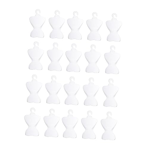 UPKOCH 200pcs Puppe Kleidung Ständer Kleiderbügel Mini Modell Spielzeug Für Puppe Nähen Es Miniatur Zubehör von UPKOCH