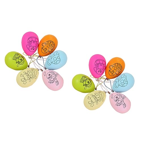 UPKOCH 20St Eier bemalen ostegeschenke Ostereier zum Verschönern easter presents easter decoration Plastikeier Kinderspielzeug Künstliche Eier Osterparty-Layout-Dekoration von UPKOCH