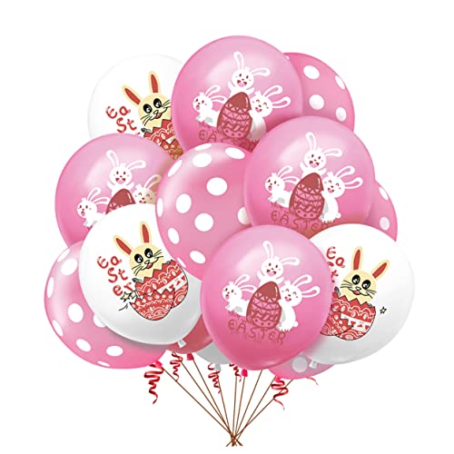 UPKOCH 20St Osterzubehör ostern luftballons easter decoration dekoracje wielkanocne Ostern Ballons Blase Wolkenballons Hase Ballon Ballongas Zubehör für die Osterparty Osterballons Weiß von UPKOCH