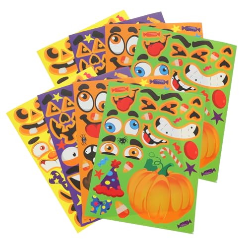 UPKOCH 24 Blätter Halloween Party Halloween Halloween Decoration Sticker Halloween dekorative Sticker weihnachtsdeko Aufkleber Halloween-Partybevorzugung Partygeschenk von UPKOCH