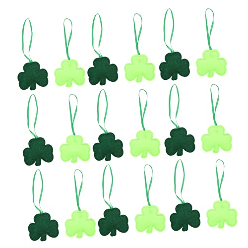 UPKOCH 24 Stück Charm St Patrick'S Day Accessoires St Patrick'S Day Kleid St Patrick'S Day Kleeblatt Dekorationen St Patrick'S Day Outdoor Dekorationen St Patrick'S Day Patricks Day von UPKOCH