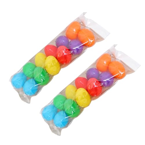 UPKOCH 24St nachgeahmte Eier Gastgeschenke für Ostern Osterei- Ei hängende Verzierung Korb Eierschale ostereier easter egg decoration Partybevorzugungsei Ei Plastik von UPKOCH