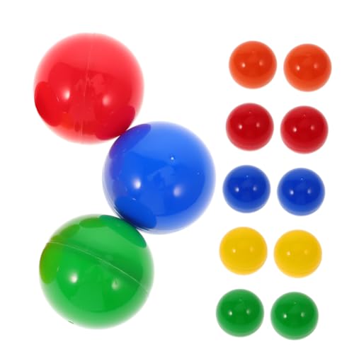 UPKOCH 25 Stück Ball Farbige Picking Bälle Leerer Tombola Ball Leerer Spielball Spiel Requisiten Ball Für Spielbälle Zu Öffnende Tombola Bälle Spiel Tombola Bälle Kleine Tombola Bälle von UPKOCH