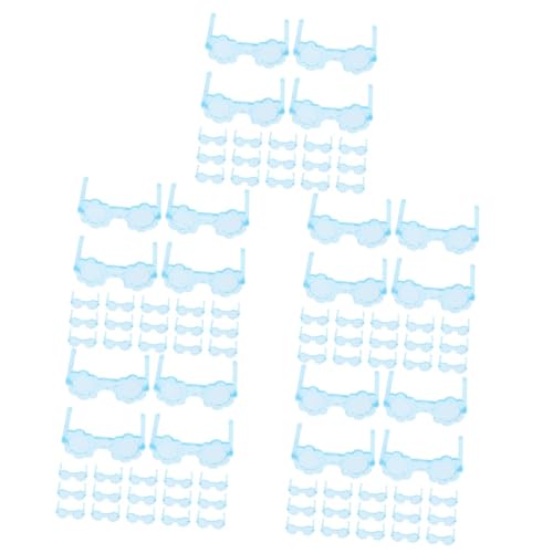 UPKOCH 250 STK Mini-Brille Puppen-anziehspielzeug Brillen Zum Anziehen Der Puppe Winzige Gläser Brillen Für Puppen Accessoires Für Puppenkleidung Puppenbrillen Winzige Brille Plastik von UPKOCH