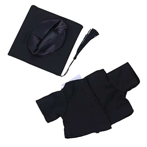 UPKOCH 2Er Set Puppenkleidung Kleid für Puppe für die Abschlussfeier Abschlusskleidung für Minipuppen Puppen kinderpuppe Kleidung für Puppe Puppen-Abschlusskleid Black von UPKOCH