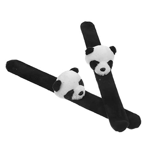 UPKOCH 2St Panda Papa Kreis weiches süßer Bär Panda- Hase Spielzeughund armbänder für für Partygeschenke Klassenzimmerpreis Plüsch von UPKOCH