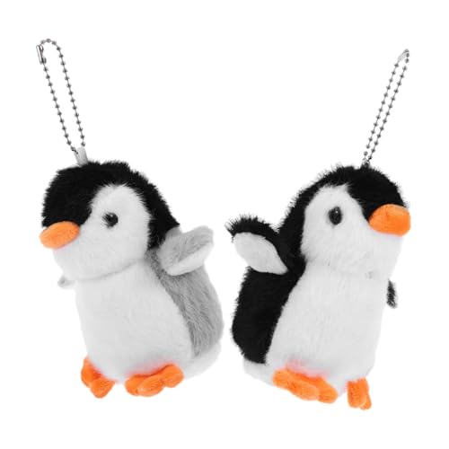 UPKOCH 2St Pinguin-Puppe-Anhänger schlüsselanhänger für pinguin plüschtier Pinguin Anhänger für Handy Plüschtier Schlüsselanhänger Taschenanhänger kawaii Schlüsselanhänger von UPKOCH