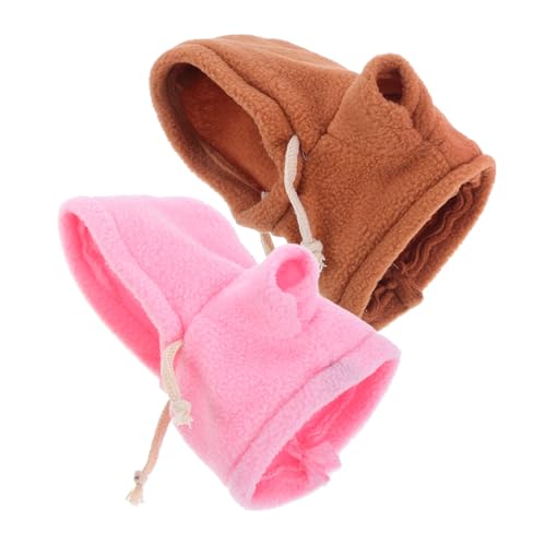 UPKOCH 2St Plüschbärenkleidung Plüschbär Kleidung Hoodie für Stofftiere Plüsch Tier Hoodie Süße Plüschkleidung Plüsch-Plüsch-Puppe Stofftierkleidung Hase Kostüme für Hühner Puppenzubehör von UPKOCH