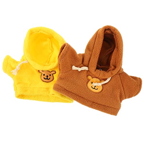 UPKOCH 2St Plüschpuppenkleidung Kinderpuppen zartes Puppendekor Mädchenpuppen Plüschtier Puppenkostüm Puppen Kleidung für puppenkleidung zarte Puppenkleidung kompakte Puppenkleidung Stoff von UPKOCH