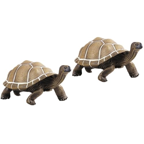 UPKOCH 2St Schildkröten-Modell Spielzeuge Türdekoration Modelle Kinderspielzeug exquisites Schildkrötenspielzeug Schildkrötenmodell fest Statue große Schildkröte Zubehör Meeresschildkröte von UPKOCH