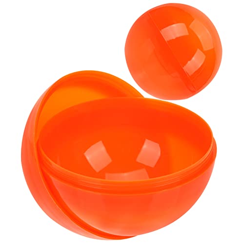 UPKOCH 2er-pack Große Ostereier Für Spielzeug-gewinnautomaten 12 Cm Orange Befüllbare Ostereierboxen Für Partyzubehör von UPKOCH