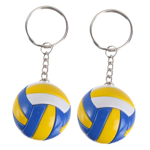 UPKOCH 2st Volleyball-modellspielzeug Tennisgeschenke Volleyballschlüssel Fußballzubehör Schlüsselbund Tragbarer Schlüsselanhänger Basketball-schlüsselanhänger Autozubehör von UPKOCH