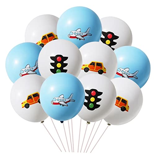 UPKOCH 30St Latexballons Ballons Dekoration beige Luftballons LED-Ballonlichter Folienballons Schwarzgoldenes Luftballon-Girlanden-Set Partyballons fröhliche Autoballons Ballons Auto von UPKOCH