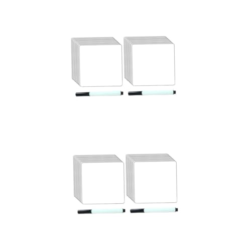 UPKOCH 4 Sätze Whiteboard-Aufkleber Whiteboard-Etikettenaufkleber Aufkleber für trocken abwischbare Etiketten wiederverwendbare sticker Wandtattoo trocken abwischbare Notizen PVC Weiß von UPKOCH