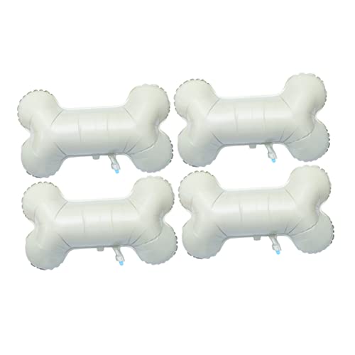 UPKOCH 4 Stück Luftballons Aus Aluminiumfolie Hundedekor Luftballons Mit Discokugeln Bausatz Quaste Hundegeburtstagsballons Uv-ballons Ballonparty Kanister Bausätze Beige von UPKOCH