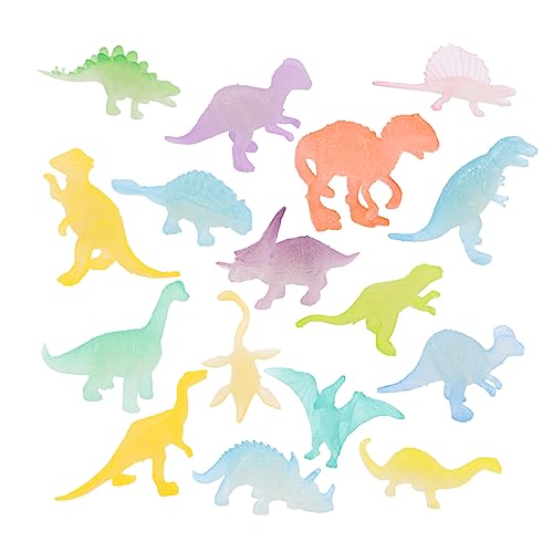 UPKOCH 48 Teiliges Leuchtendes Dinosaurier Kidcraft Spielset Spielzeug Für Kinder Kleines Dinosaurier Spielzeug Kinderspielset Spielzeug Für Jungen Winziges Spielzeug von UPKOCH