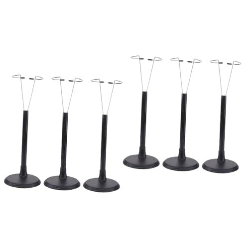 UPKOCH 6 STK Stützrahmen Für Puppen Halterung Anzeige BH Bügellos Gehäkelte Puppenständer Zubehör Für Den Puppenladen Puppenständer Zeigen Puppenständer Für Den Haushalt PVC Black von UPKOCH