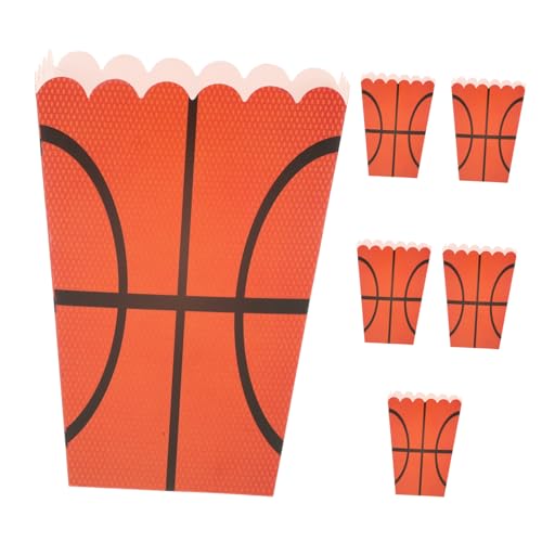 UPKOCH 6 Stück Sport-motto-partygeschenke, Popcorn-boxen Für Basketball-party-dekorationen, Leckerli-boxen, Popcorn-behälter, Popcorn-hüllen von UPKOCH