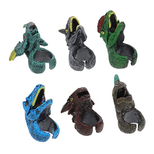 UPKOCH 6 Teiliges Dinosaurier Ring Spielzeug Der Ring Kinder Tierringe Partytüten Für Kinder Geschenktüten Kinder Partygeschenke Kinder Party von UPKOCH