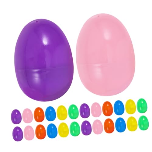 UPKOCH 60St Ostereier Jumbo-Eier befüllbar klare Spielzeugsüßigkeit Eier Dekorationen Gefüllte Eier für Taschenfüller für Osterpartys künstliche Eier riesiges Osterei Plastikei pp von UPKOCH