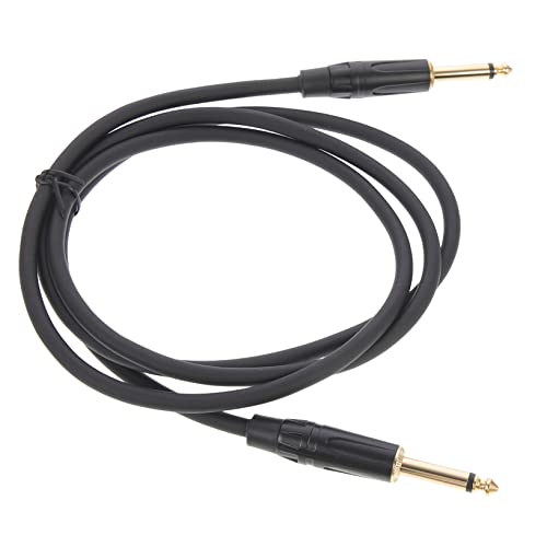 UPKOCH 65mm Audio kabel Verstärkerlautsprecher Instrumentenkabel an Aux Verstärkerkabel gitarrenkabel guitar cable Instrumenten-Audio-Adapterkabel Lautsprecher-Audiokabel PVC Black von UPKOCH