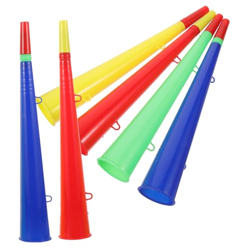 UPKOCH 6St leuchtendes Wildhorn Spiel Horn lautes Partyhorn Krachmacher Spielhorn-Geräuschmacher Fanjubel-Instrument volumni volummie famaliguy Sportfans Trompete Sportspiel Trompete von UPKOCH