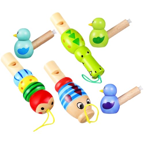 UPKOCH 6st Cartoon-vogelpfeife Pfeifen Für Pfeife Plüsch Musical Kinderspielzeug Cartoon-pfeife Lustiges Pfeifenspielzeug Party-requisite Pfeife Pvc von UPKOCH