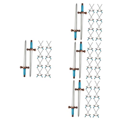 UPKOCH 72 Stk Aufblasbares Piratenschwert Aufblasbares Spielzeug Halloween-partydekoration Partypiratenschwerter Aufblasbare Schwerter Blasen Spielzeug Auf Kinderspielzeug Blue Pvc von UPKOCH