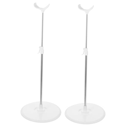 UPKOCH 8 STK Puppenständer Figure Stand Figurenständer Desktop-Puppe Steht Puppe Mini-Kleidungsmodell Puppenregal Präsentationsständer für Actionfiguren Stützständer für Puppen Plastik von UPKOCH