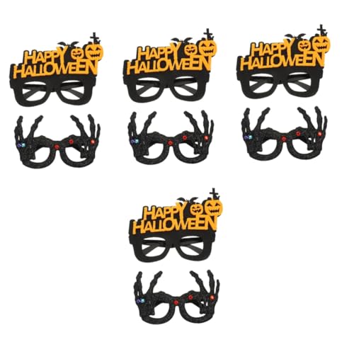 UPKOCH 8 Stk Halloween-Brille lustige Brille Sonnenbrille für den Abschlussball erfinden halloween costume halloween kostüme Halloween-Neuheitsbrille Partydeko Gläser Plastik von UPKOCH