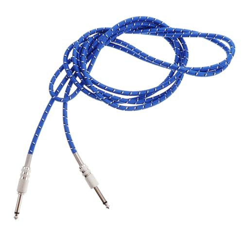 UPKOCH Audiokabel Für E-gitarre Instrumentenkabel E-gitarren-verstärkerkabel E -gitarrenzubehör Kabel Für Elektrische Gitarre Gitarren-patchkabel Gitarrenkabel Blue Aluminiumfolie von UPKOCH