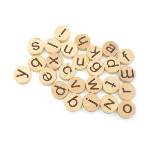 UPKOCH Holzbuchstaben-Aufkleber 78 Stück Runde Fliesen Alphabet- Für Bastelarbeiten UPKOCH Holzbuchstaben-Aufkleber 78 Stück Runde Fliesen Alphabet- Für Bastelarbeiten von UPKOCH