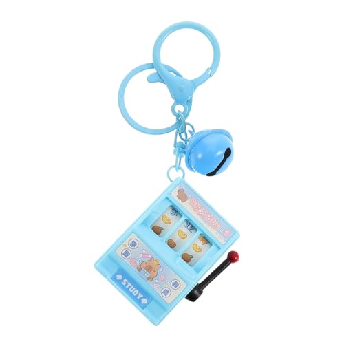 UPKOCH Mini-obstmaschine Geldbörse Schlüsselanhänger Mini-spielautomaten Handtaschendekor Cooler Schlüsselanhänger Taschenanhänger Schlüsselanhänger Für Minispiele Sky-blue Metall von UPKOCH