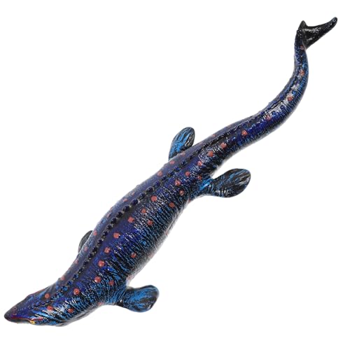 UPKOCH Mosasaurus-Dinosaurier-Spielzeug 45 7 Cm Realistische Seeungeheuer-Figur Pädagogisches Prähistorisches Wasserwelt- -Kreaturenmodell Blau von UPKOCH