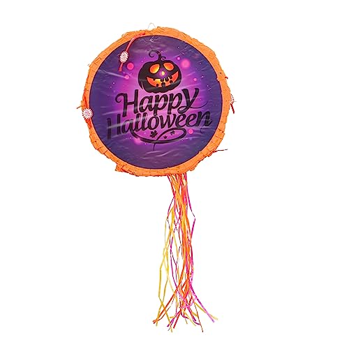 UPKOCH Piinata Halloween Partyzubehör für Kinder Pinata mit mexikanischem Thema Außendekorationen halloween spiele halloween pinata Piñata für Kinder Halloween-Spielzeug Papier Violett von UPKOCH