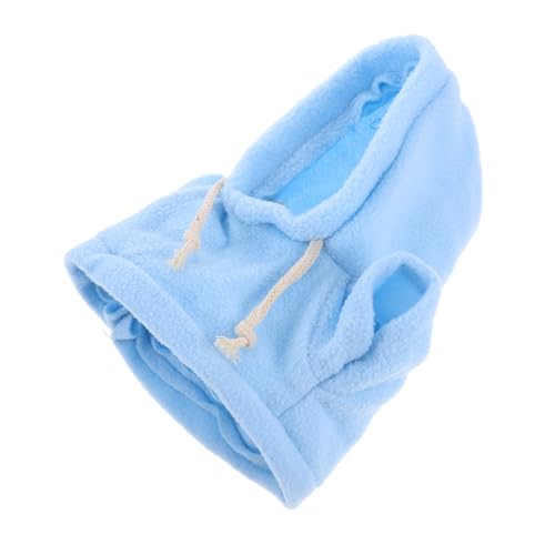 UPKOCH Plüschbärenkleidung Puppenkleidung Zur Dekoration Ausgestopfte Bärenkleidung Wiederverwendbares Puppenkostüm Miniatur-Kleidung Puppe Hoodie Prop Puppenversorgung Sky-Blue Stoff von UPKOCH