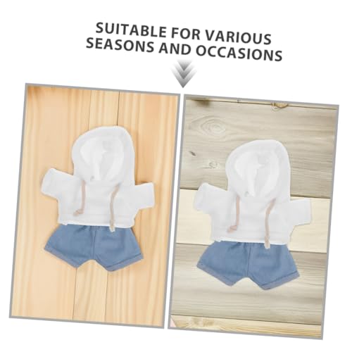 UPKOCH Plüschpuppen Kleidung Set Bär Hoodie und Hose Kuschelig Hautfreundlich Für Puppen und Stofftiere Spielzeugkleidung Ganzjahresoutfit Spielspaß UPKOCH Plüschpuppen Kleidung Set Bär Hoodie und Hose Kuschelig Hautfreundlich Für Puppen und Stofftiere Spielzeugkleidung Ganzjahresoutfit Spielspaß von UPKOCH