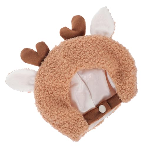 UPKOCH Plüschpuppenhut tiermütze Puppen Kleidung minipuppen Mini Puppen plushdoll Cowgirl-Hut tragen Plüschtiere ausgestopft Plüschspielzeug Plüschpuppenhüte DIY-Bastelmützen PP Baumwolle von UPKOCH